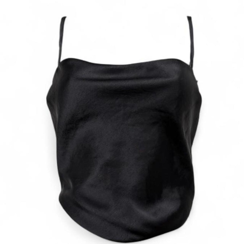 Sunday Best Aritzia Black Handkerchief Camisole Top